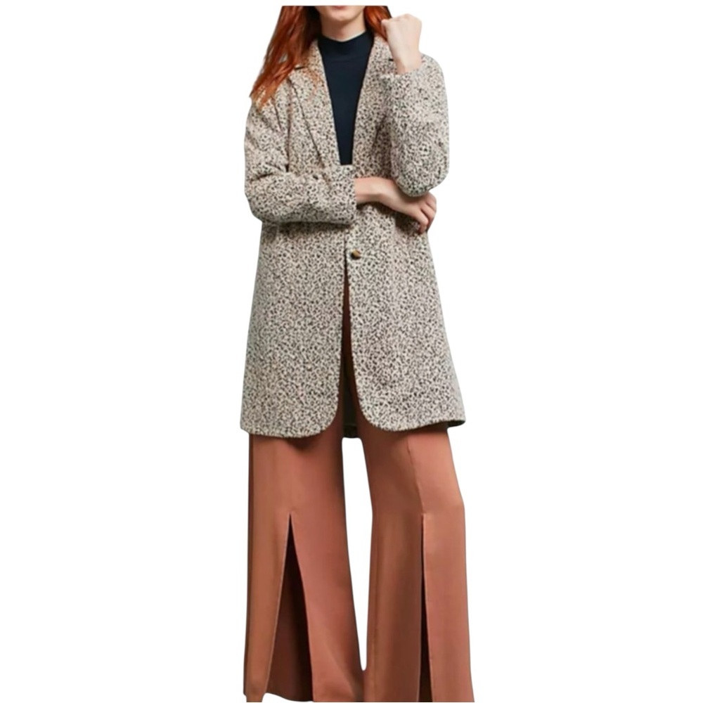 Cartonnier Cream Speckled Bouclé Coat